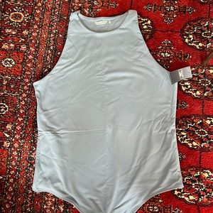 Abercrombie blue bodysuit. New with tags.